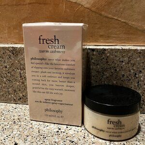 Philosophy Fresh Cream Warm Cashmere Spray & Creme ! NEW